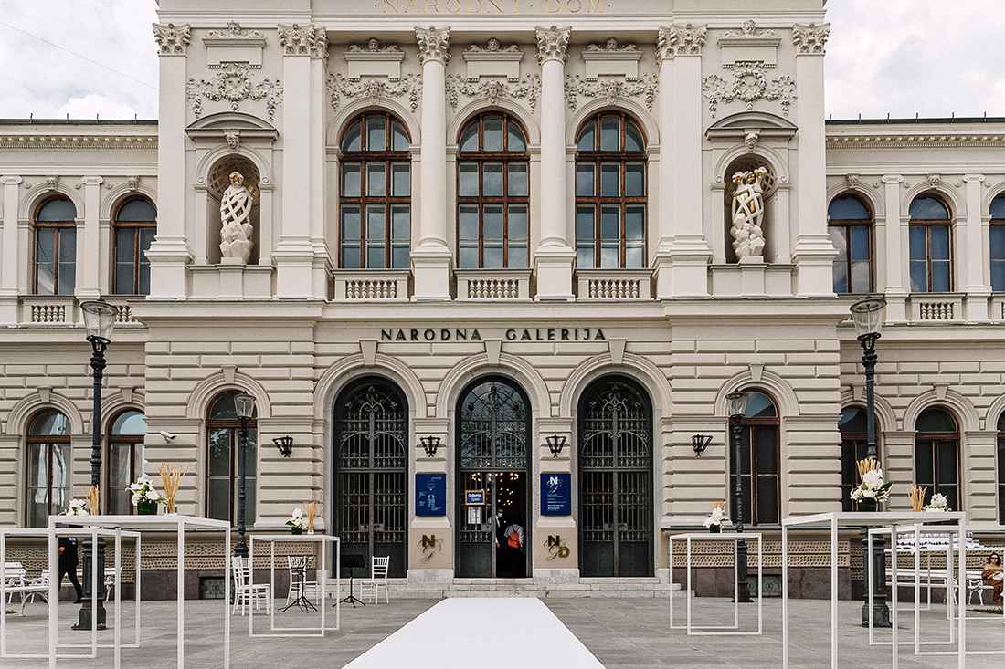 Narodna galerija v Ljubljani, kot poročna lokacija