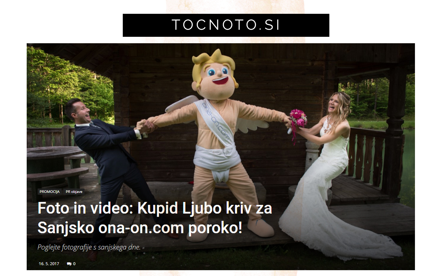 Nepozabna poroka pri Ribniku Lisjak, Vransko