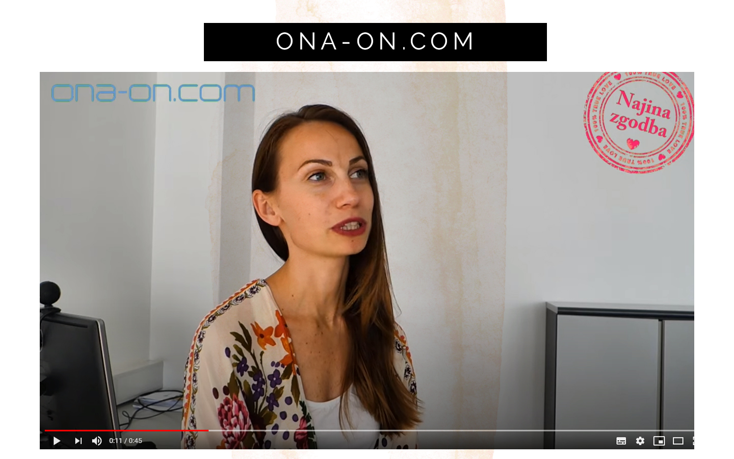 Organizator porok Petra Starbek med izborom popolnega para za sanjsko poroko portala ona-on.com