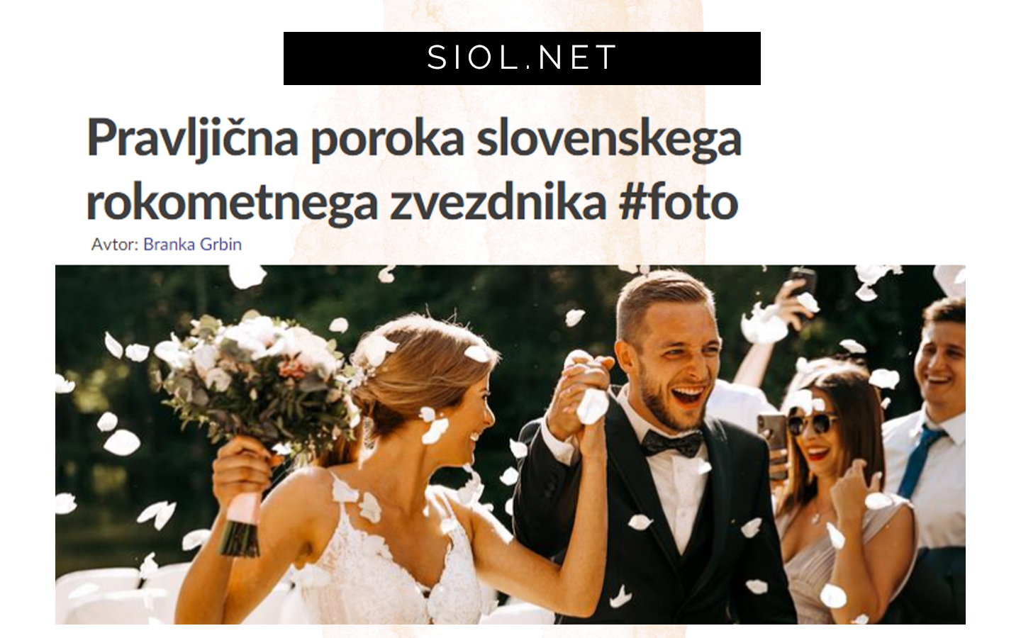 Gašper Marguč se je poročil