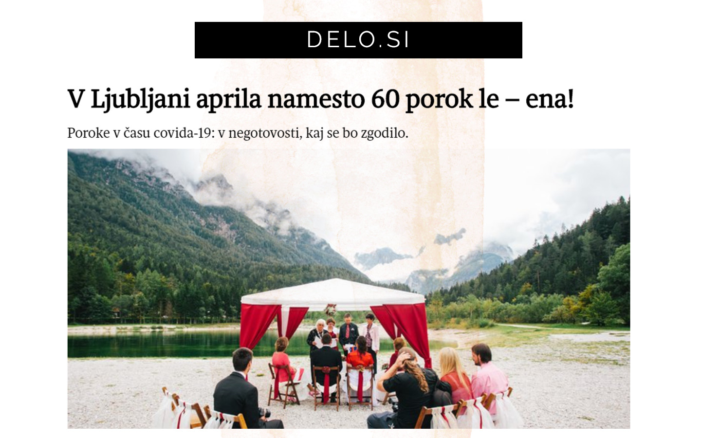 Planiranje porok v času korona virusa je zelo težko