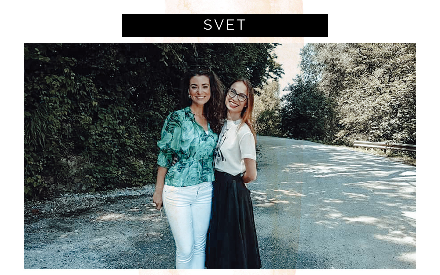 Organizatorka porok Petra Starbek in novinarka Barbara